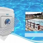 Instalar o trocador de calor para aquecer bem a piscina