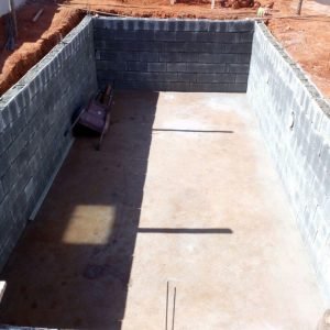 Construção da piscina da Denise - Lagoa Santa
