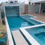 Construção da piscina de concreto armado da Camila e do Bruno - Gran Park II